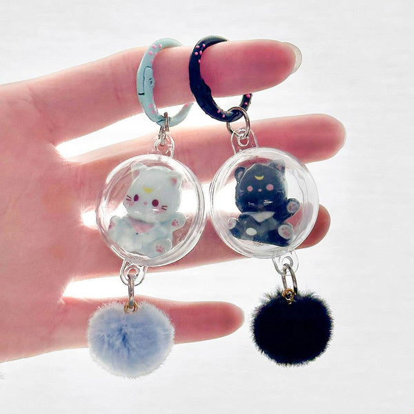 Cat Capsule Fluffy Keychain Blind Box