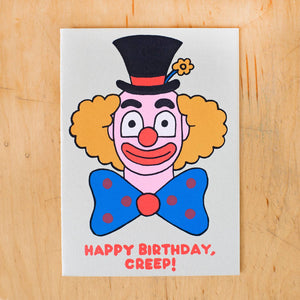 Birthday Creep Greeting Card
