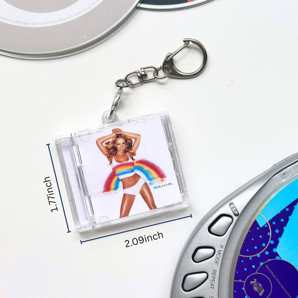 'Hit Clips' Mini CD Case Keychain - Mariah Carey