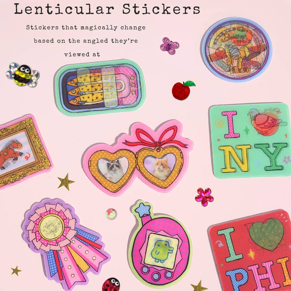 Cookie Tin Lenticular Sticker