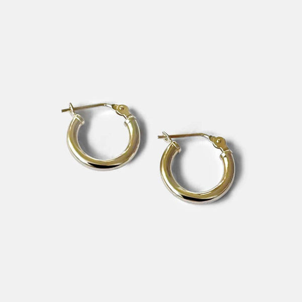 Nina Hoops 12mm - 14K Gold