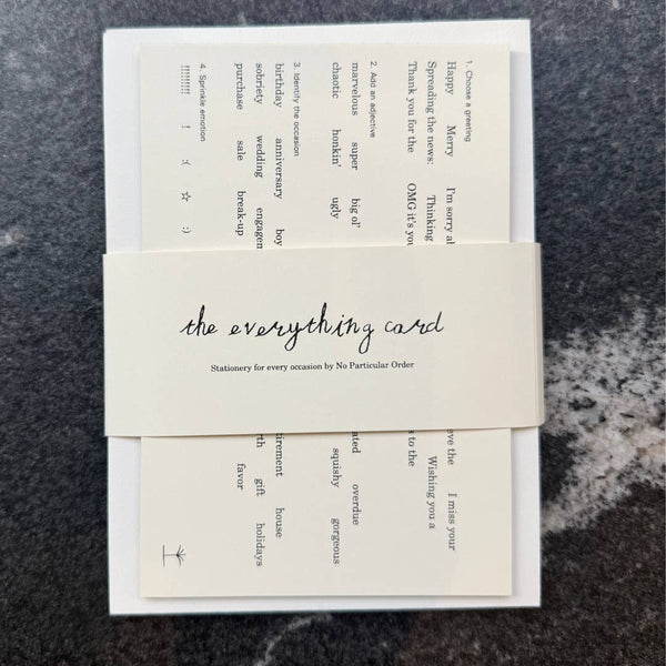 The Everything Card: Stationery For Every Occasion