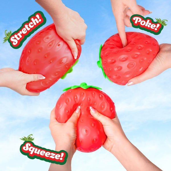 XL Jumbo Strawberry Squishy Toy