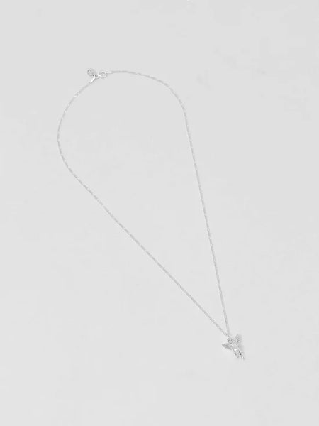 Baby Cherub Necklace in Sterling Silver