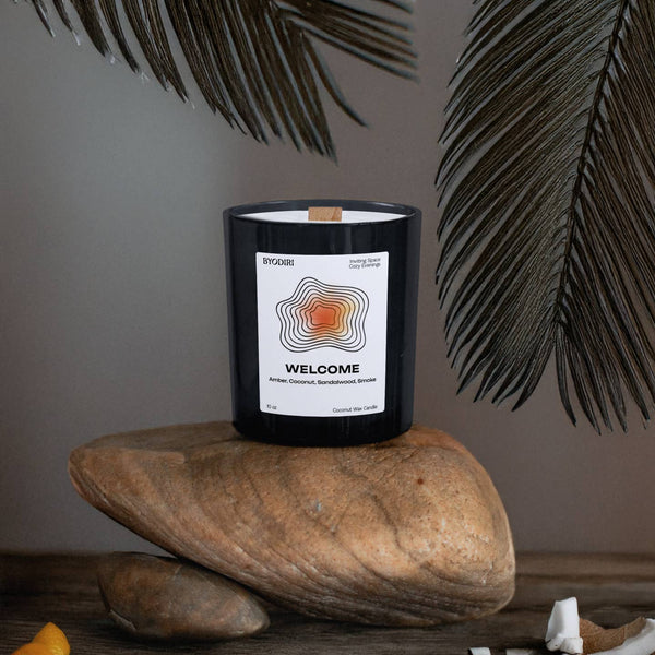 Welcome Candle - Coconut & Amber