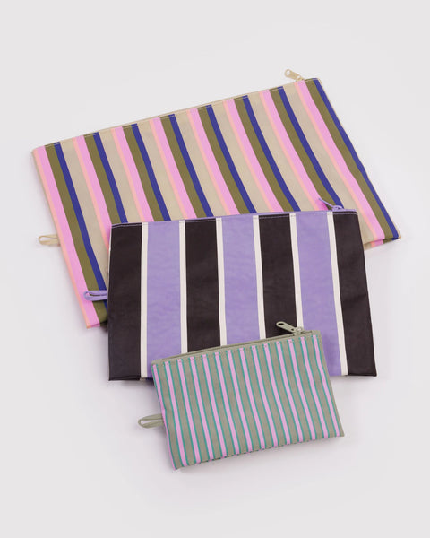 Go Pouch Set - Candy Shop Stripes