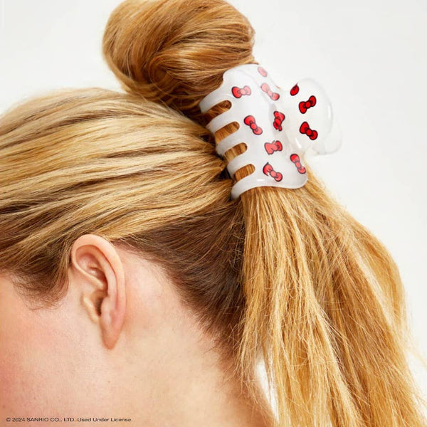 Hello Kitty X Kitsch Recycled Puffy Claw - Kitty Bows