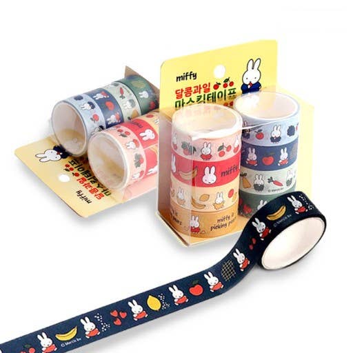 Miffy Fruit Masking Tape - 8Pcs Set