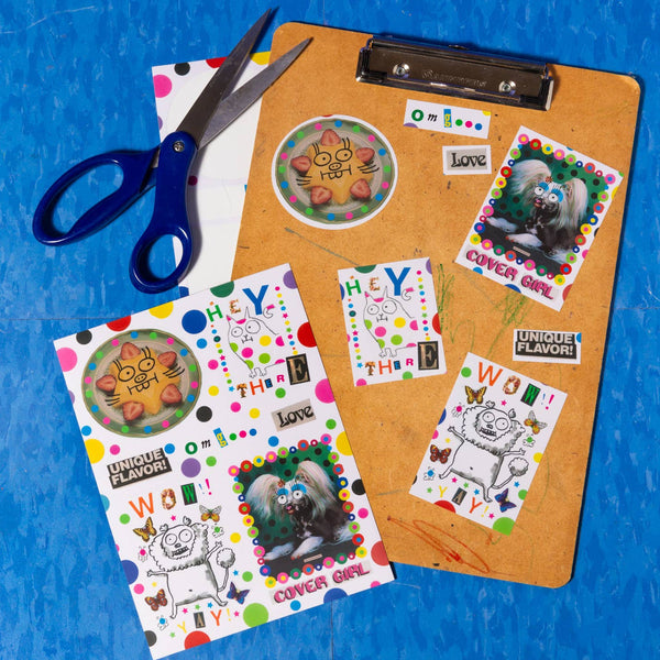 Collage Sticker Sheet