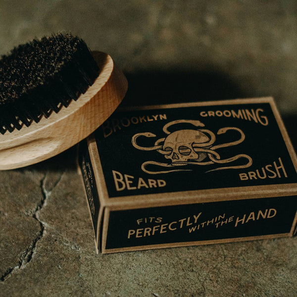 Beechwood and Boar Bristle Beard Brush