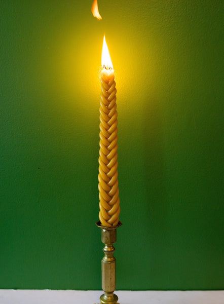 Braided Beeswax Candle - 5 Wick