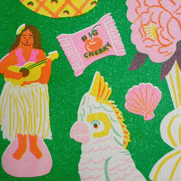 Tropical Riso Print
