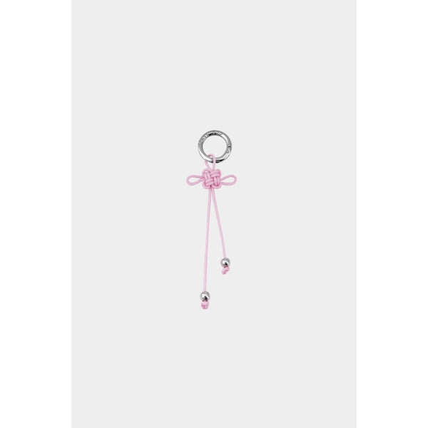 Cloverleaf Knot Charm - Cloud Rose