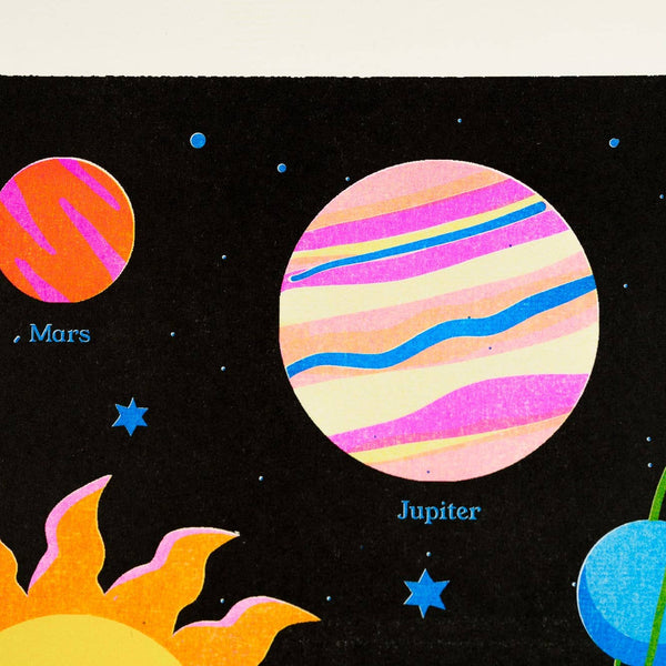 Solar System Risograph