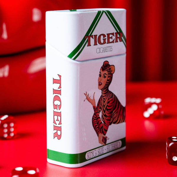 Tin Accessory Case - Tiger