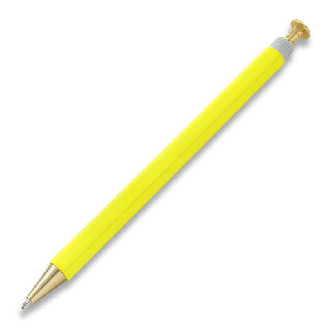 Wiggle Top Ballpoint Pen - Yellow