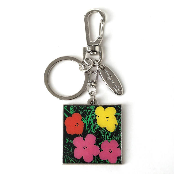 Warhol Metal Flowers Keyclip