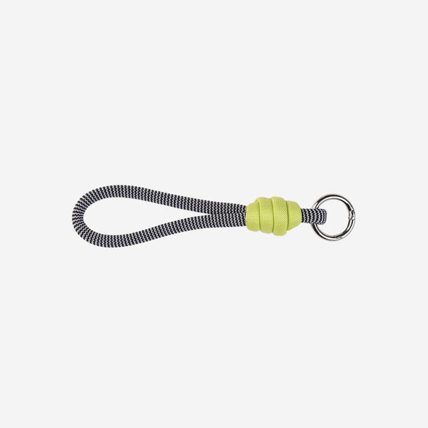 Colorblock Loop Keychain - Black