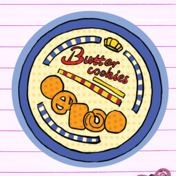 Cookie Tin Lenticular Sticker