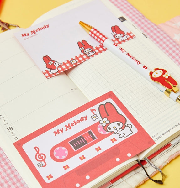 My Melody Cassette Tape Memo Pad