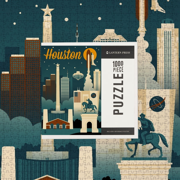 HTX Retro Skyline - 1000 Piece Puzzle