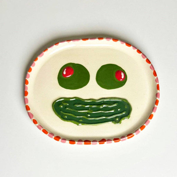 Olive + Pickle Face Tray