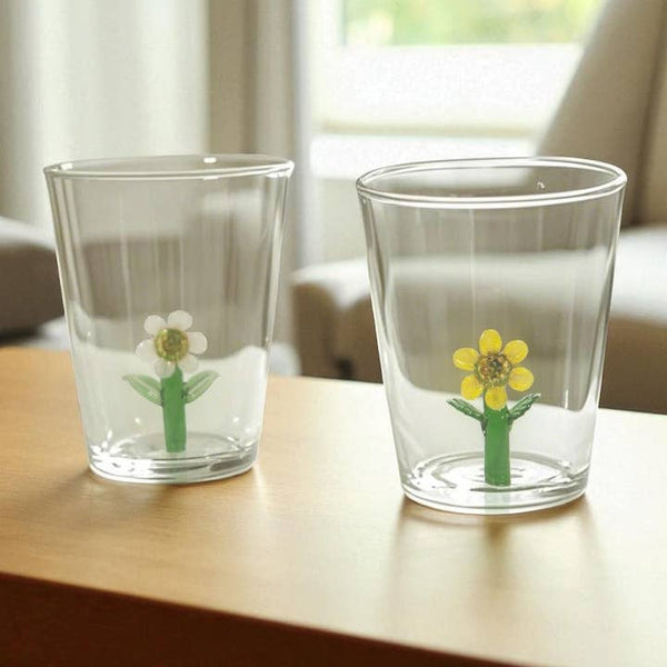 Sunflower Glass Cup