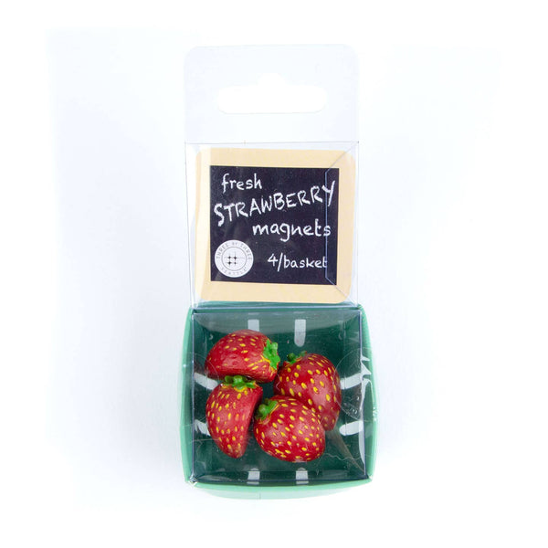 Strawberry Magnets 4-Pack
