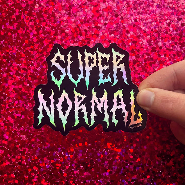 Super Normal Holographic Vinyl Sticker