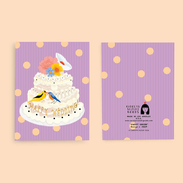Sweet Union Wedding Card