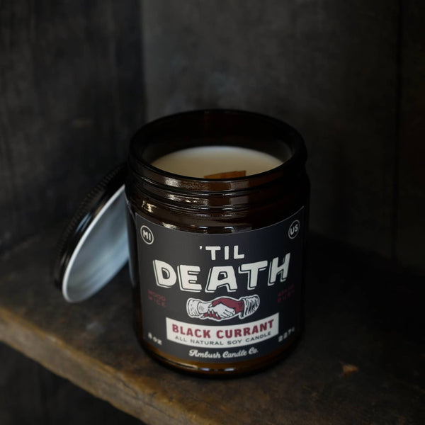 'Til Death - Black Currant 8oz Soy Candle