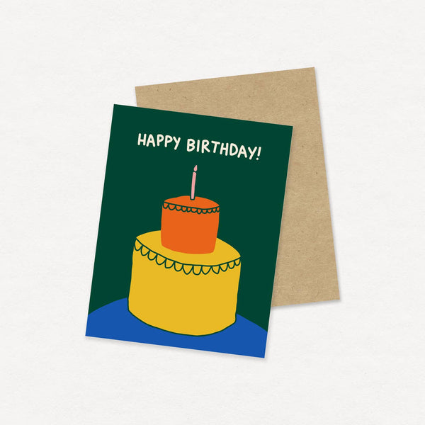 Birthday Cake Greeting Card