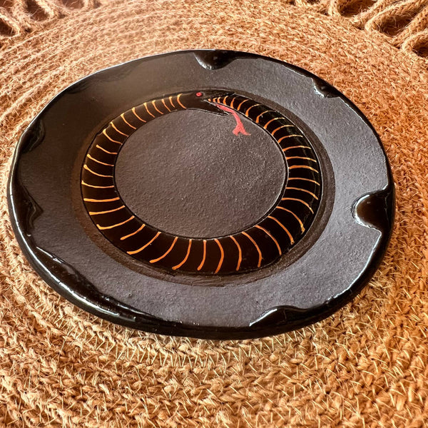 Ouroboros Ceramic Trinket Dish