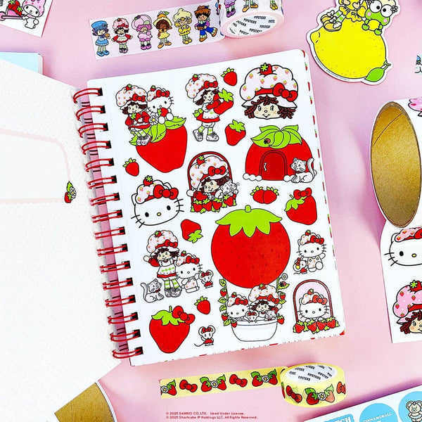 Strawberry Patch Friends Spiral Notebook