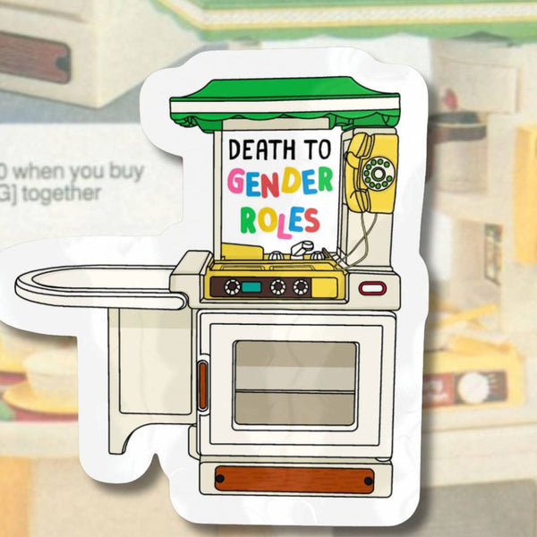 Death To Gender Roles Sticker