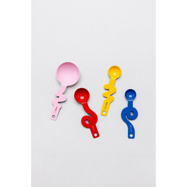 Colorblock Measuring Spoon Set of 4