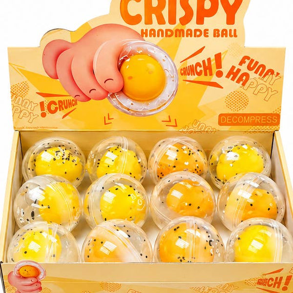 Egg Yolk Cracking Ball – Crunchy Squishy