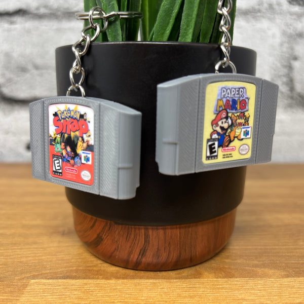 N64 Game Cart Keychains