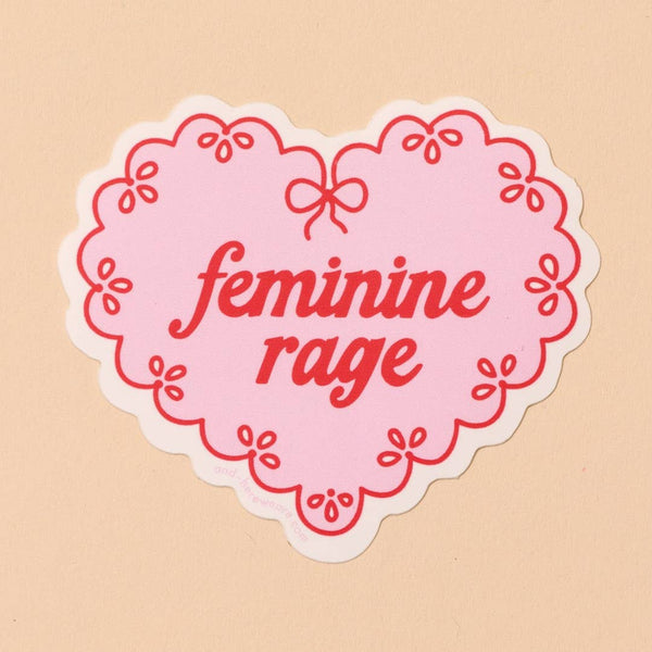 Feminine Rage Sticker