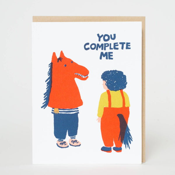 You Complete Me Greeting Card