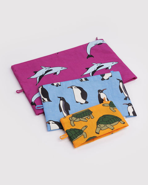 Go Pouch Set - Vacation Animals