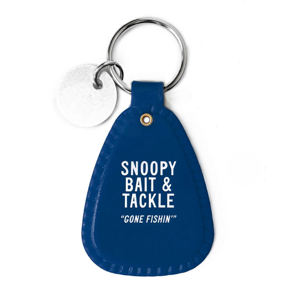 Snoopy Fisherman Saddle Keychain
