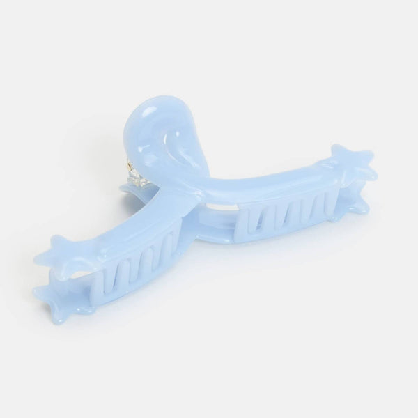 Single Star Loop Claw - Baby Blue