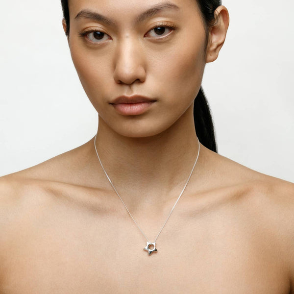 Star Necklace in Sterling Silver