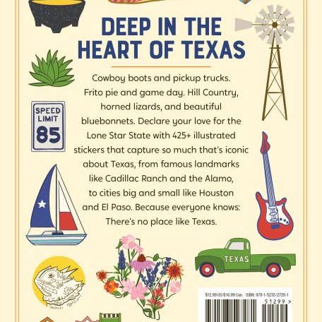I Love Texas Sticker Book