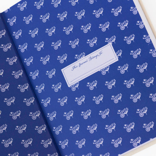 3P4 X Moomin® - Moomintroll Garden Embroidered Journal