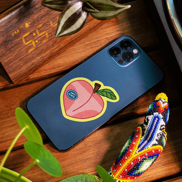 100% Juicy Peach Sticker