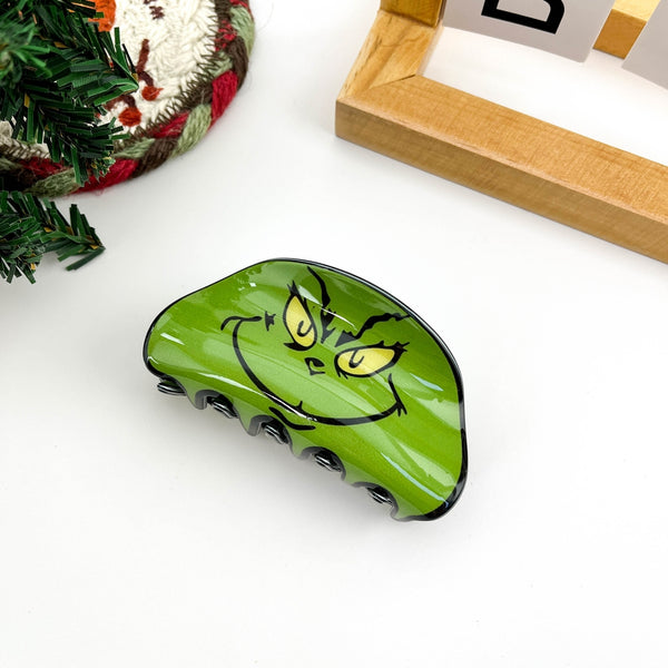 Green Goblin Face Hair Claw