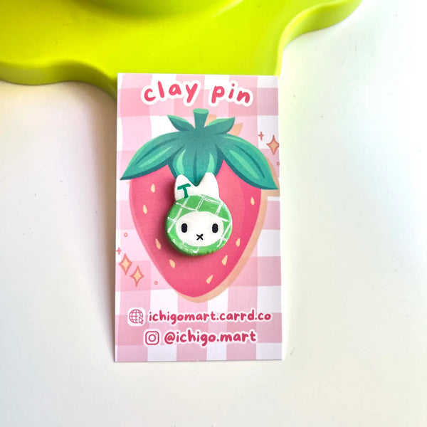 Miffy Fruit Handmade Clay Pins