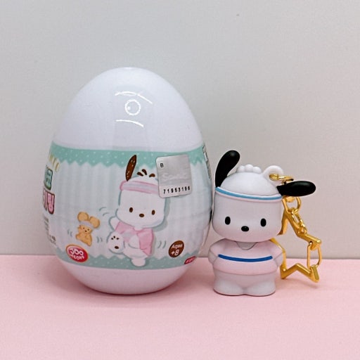 Sanrio Pochacco Figure Key Ring Blind Capsule Box